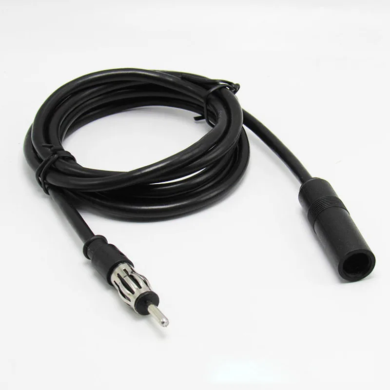 Cable de Audio para Radio, CD de coche, antena de Radio, línea de extensión macho a hembra, Cables de conversión de interfaz Universal