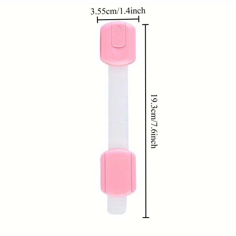 New Multi-Purpose Drawer Safety Lock — Anti-Pinch, Child-Proof for Fridge, Cabinet Doors, and Toilet with Multi-Color Latches
