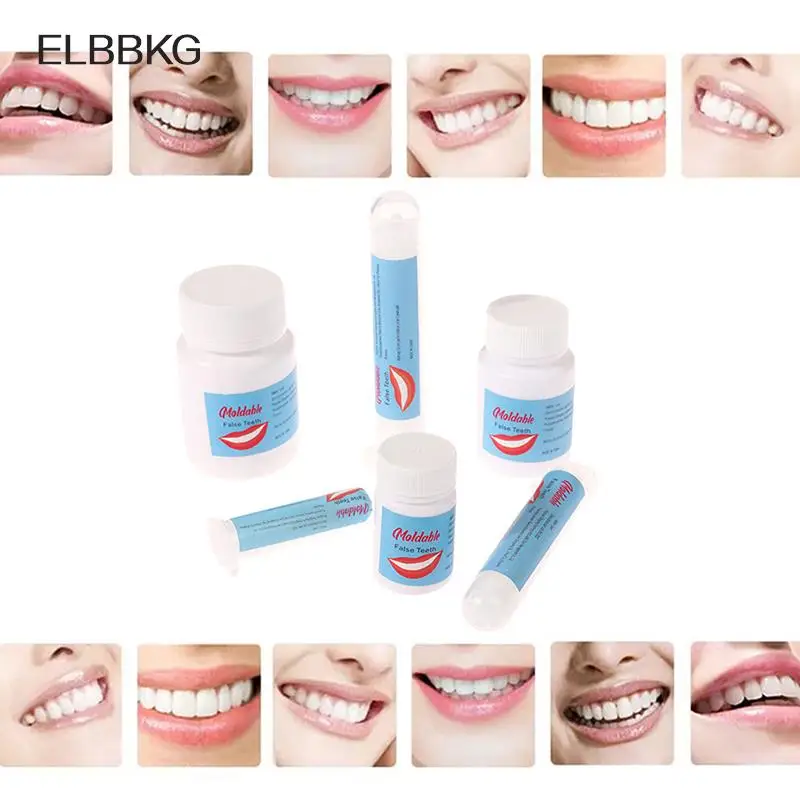 10-30ml Temporary Tooth Repair Kit Teeth And Gaps FalseTeeth Solid Glue Denture Adhesive Teeth Whitening Tooth Beauty Tool