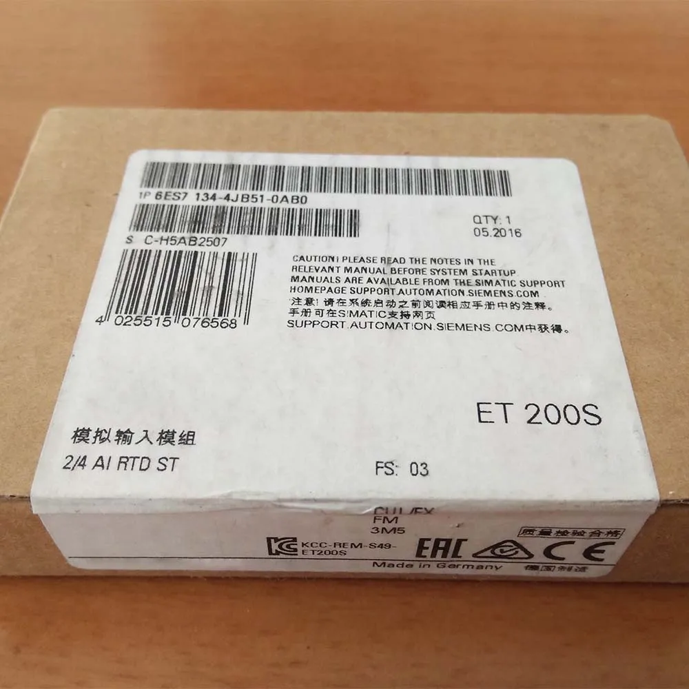 1PC Brand New 6ES7 134-4JB51-0AB0 IN Box Sealed For Siemens 6ES7134-4JB51-0AB0 Control Module in Box Sealed 