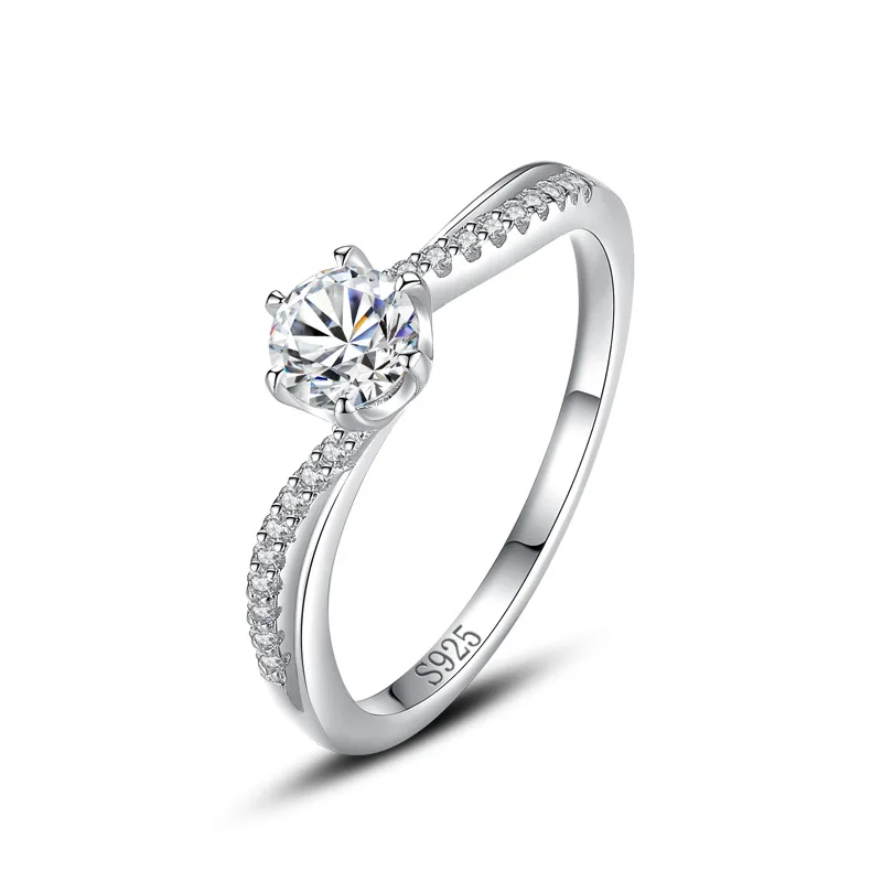 

Hypoallergenic Sterling 925 Anillo De Matrimonio Silver Ring Jewelry Rings Marriage