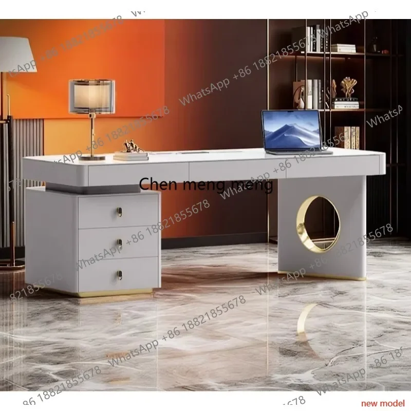 N138  Modern simple slate, light luxury desk, high-end desktop computer desk, home writing desk