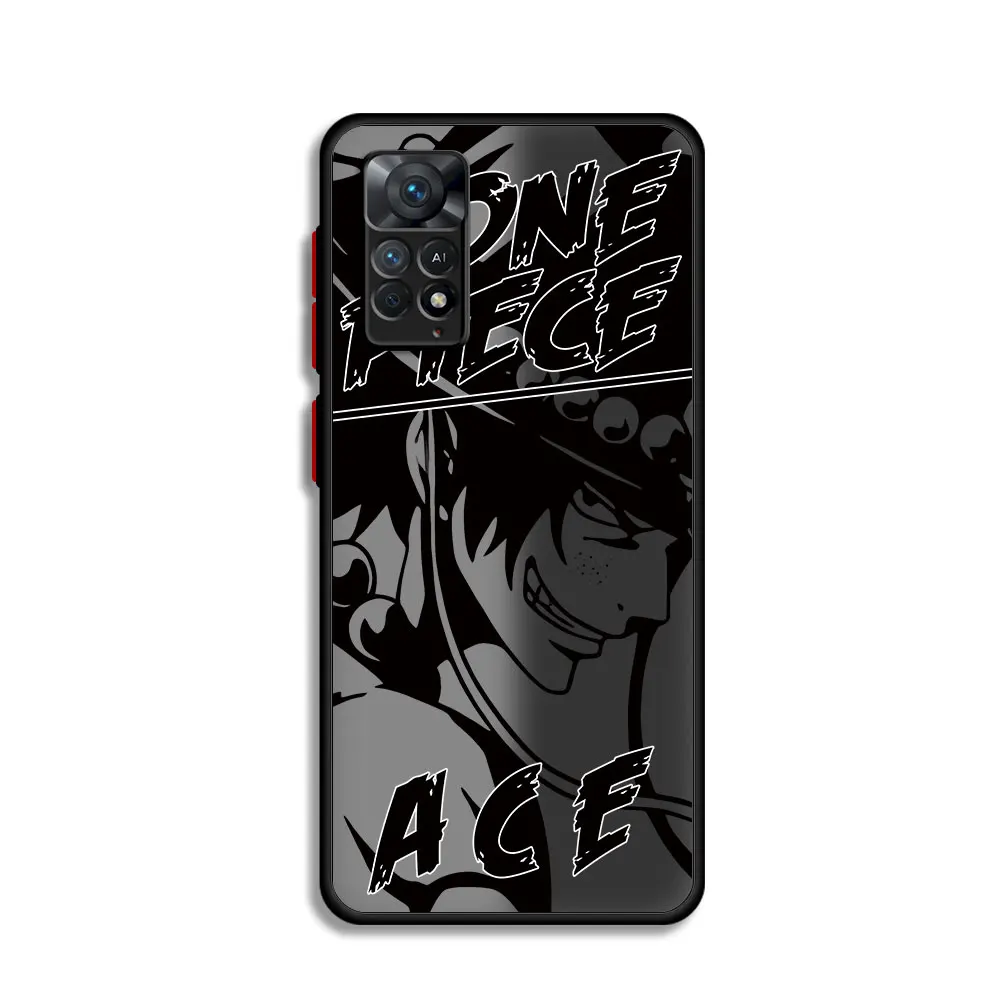 Silicone Print Hard PC Phone Case for Xiaomi Redmi Note 10 9T 12 8 11 Pro 5G 9 12S 11S 10 Pro 9S 10S Ones Anime Pieces Cover