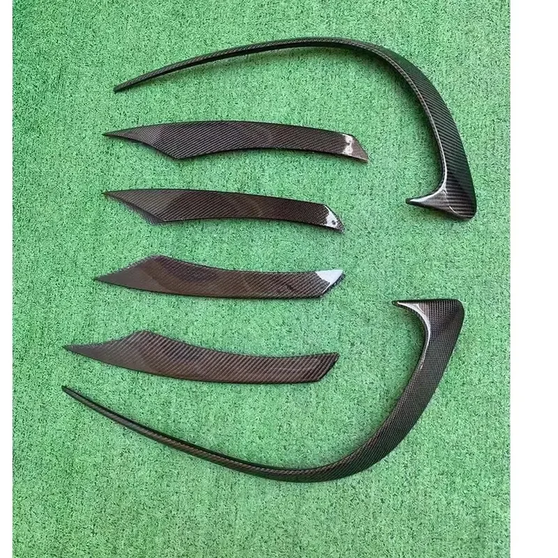 For Mercedes Benz CLS Class W257 CLS53 350 2018+ Carbon fiber wind knife fog lamp air vent decorative strip Auto parts body kit view 6