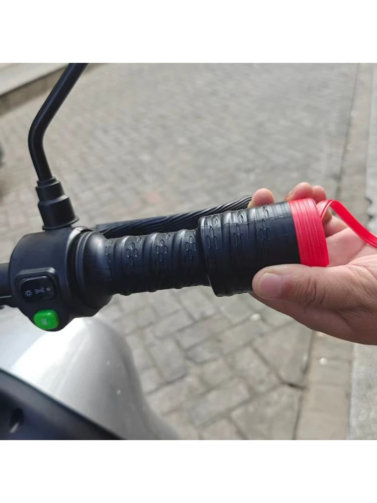 AliExpress NONE Motorcycle Handlebar Grip Cover Silicone Heat Shrink Non Slip Protective Sleeve For Bike Handle Grip