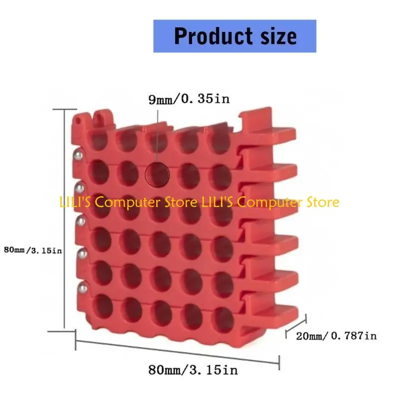 

A52B 9mm Holes Cable Bundle Wire Clip Holder For Efficient Cord Management Optional