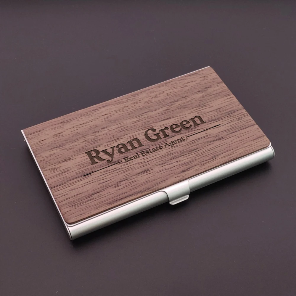 1PC Creative Ryan Green example Personalized Text Wooden Crafts Wooden Handicraft Wooden Ornament  For Bussiness Supplies