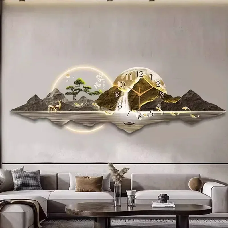 Trendy Minimalist Wall Clocks Restaurant Aesthetic Silent Design Wall Watch Art Living Room Bedrooms Wanduhr Room Decorations