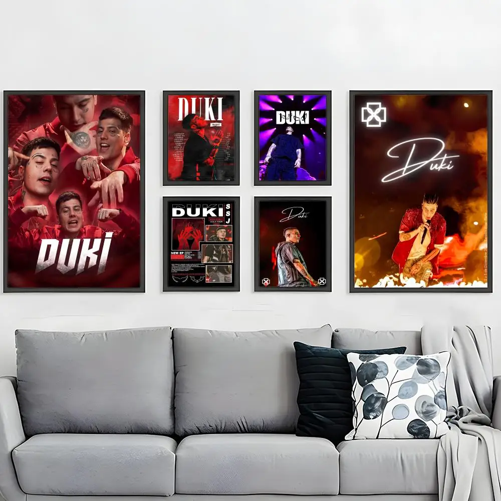 argentina rapper Duki Poster HD Waterproof Self-Adhesive Wall Art – Multi-Scene Use, Top Gift Pick
