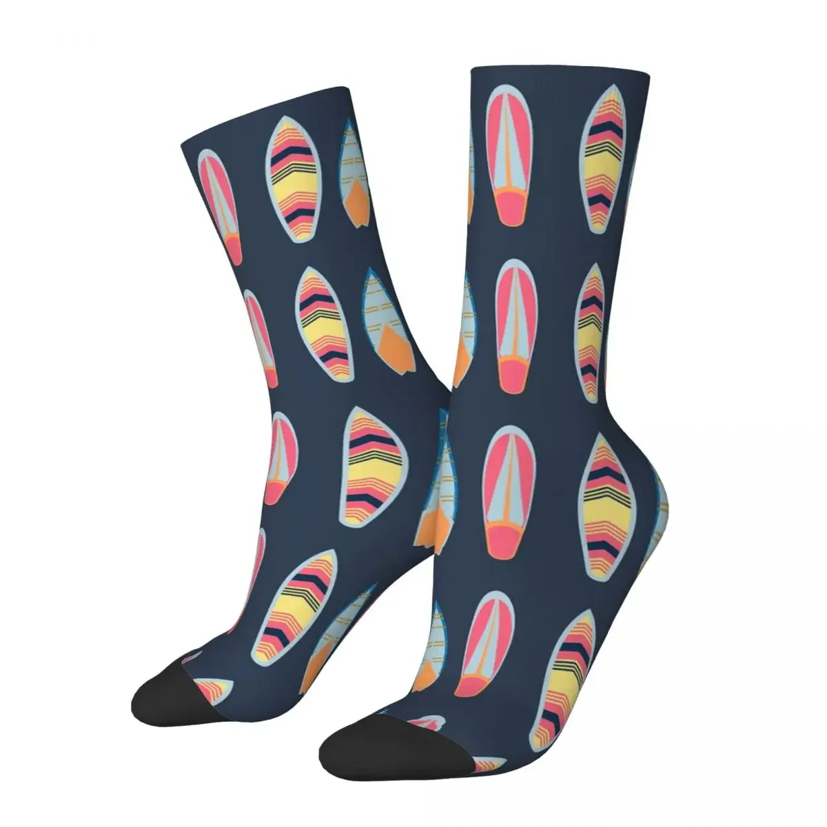 Chaussettes de planches de surf colorées, Harajuku, Chaussettes longues toutes saisons, Bas de haute qualité, Accessoires pour cadeaux unisexes