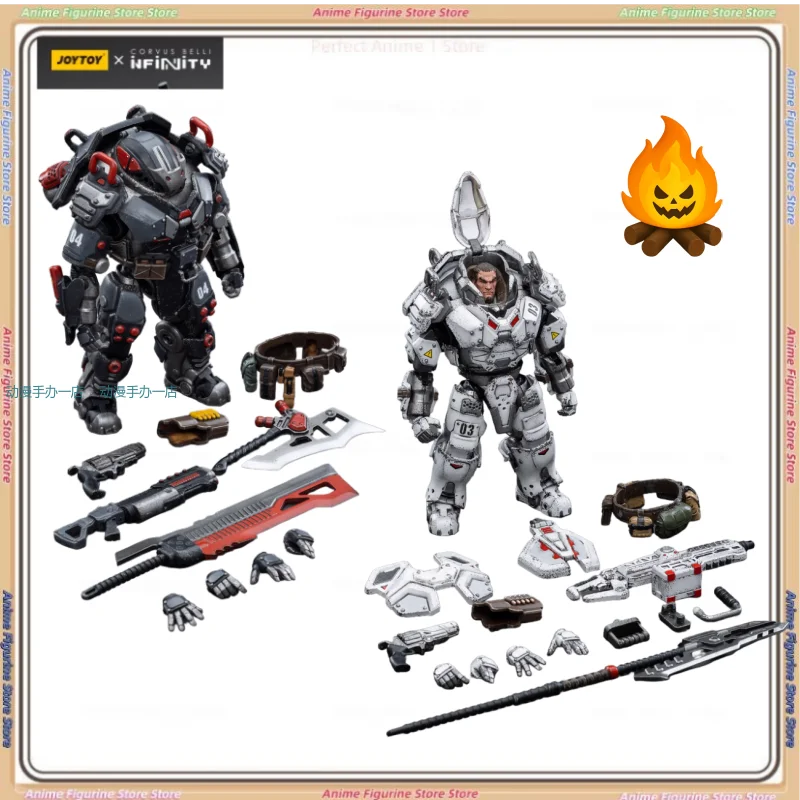JOYTOY ดาร์ก ซอโร่ หน่วยสำรวจ ไทแรนท์ เมค 0 1 ออบซิเดียน ฮันไบ ไอรอน ไรเดอร์ 1/18 โมเดลทหารขยับได้