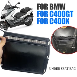 Dla BMW C400GT C400X C 400 GT C 400GT C400 X 400X akcesoria motocyklowe pod torba do przechowywania na siedzenie narzędzie skórzane torby torba typu worek części