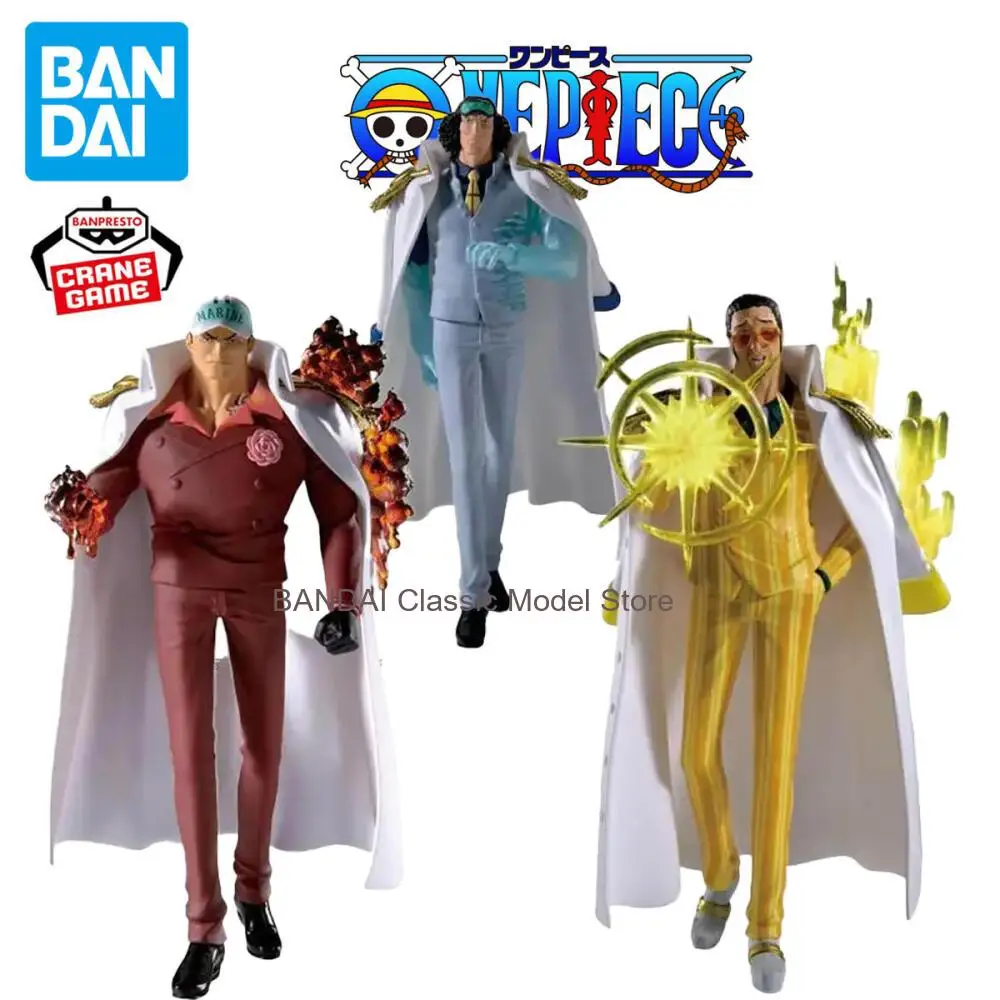 100 % echte Bandai Namco Banpresto One Piece Logia The Borsalino Sakazuki Kuzan PVC-Figur Modell Sammler Ornament Spielzeug Geschenk