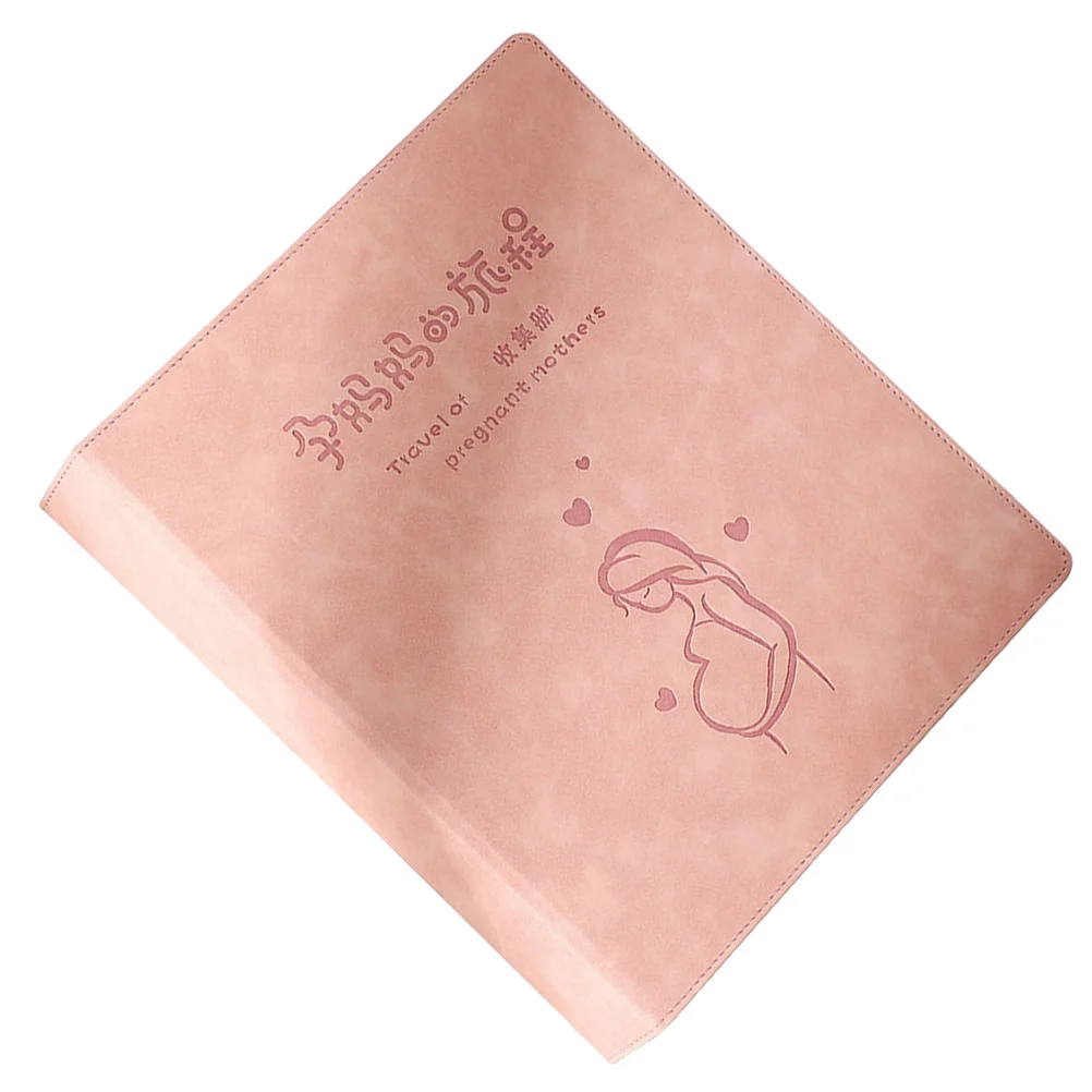 Diario di maternità per la gravidanza Libro Ricordo premium per la mamma futura Diario di localizzazione di gravidanza Facile da trasportare Compatto