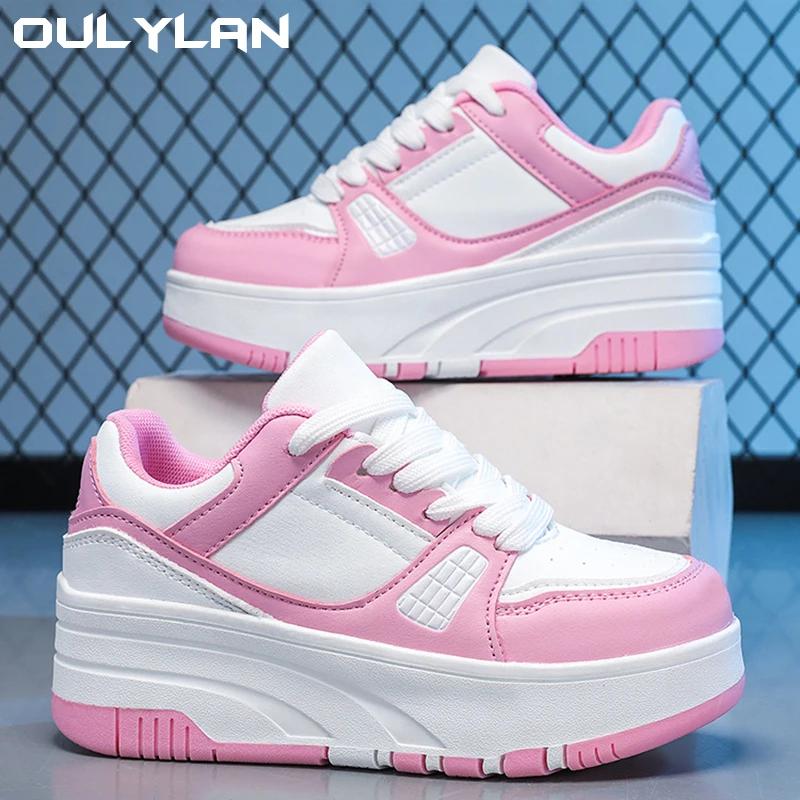 

OULYLAN Lightweight Sneaker Children Breathable Comfortable Anti-skid Wear-resistant Sole Outdoor Detachable Roller Kids Shoes