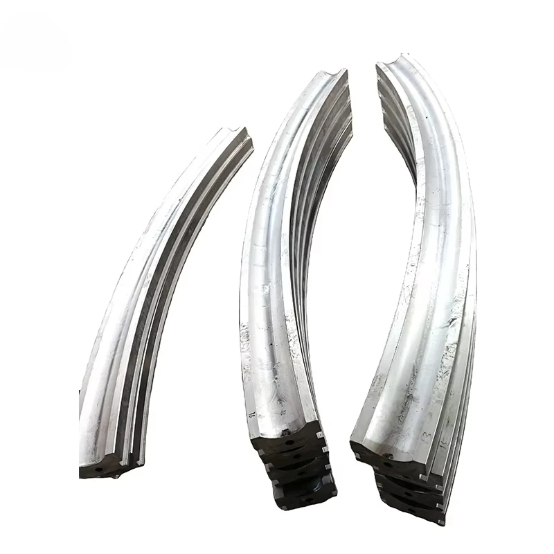 Durable S45C Linear Curved Guide Rail Customized Premium Heavy Metal Rail