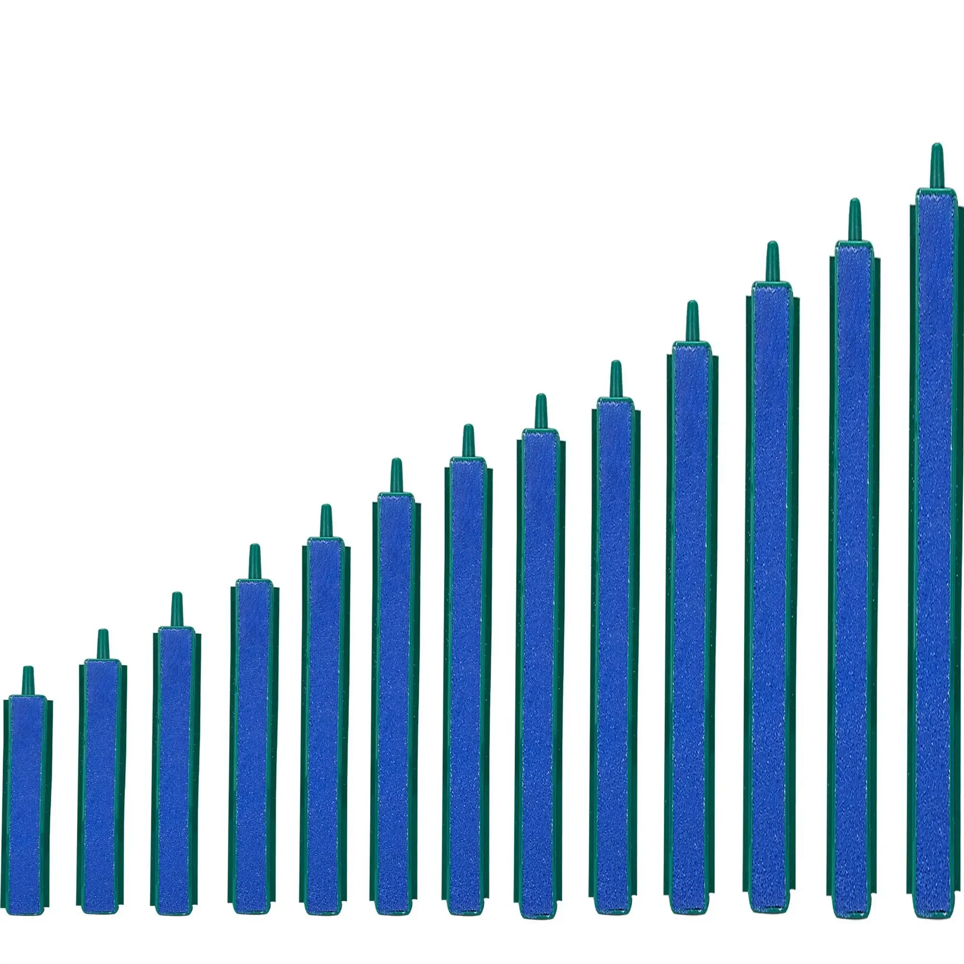 4/6/8/10 Cal kamień powietrzny Bar dyfuzor bąbelkowy niebieskie narzędzie do uwalniania bąbelków do pomp powietrznych akwariów akwariów i hydroponiki