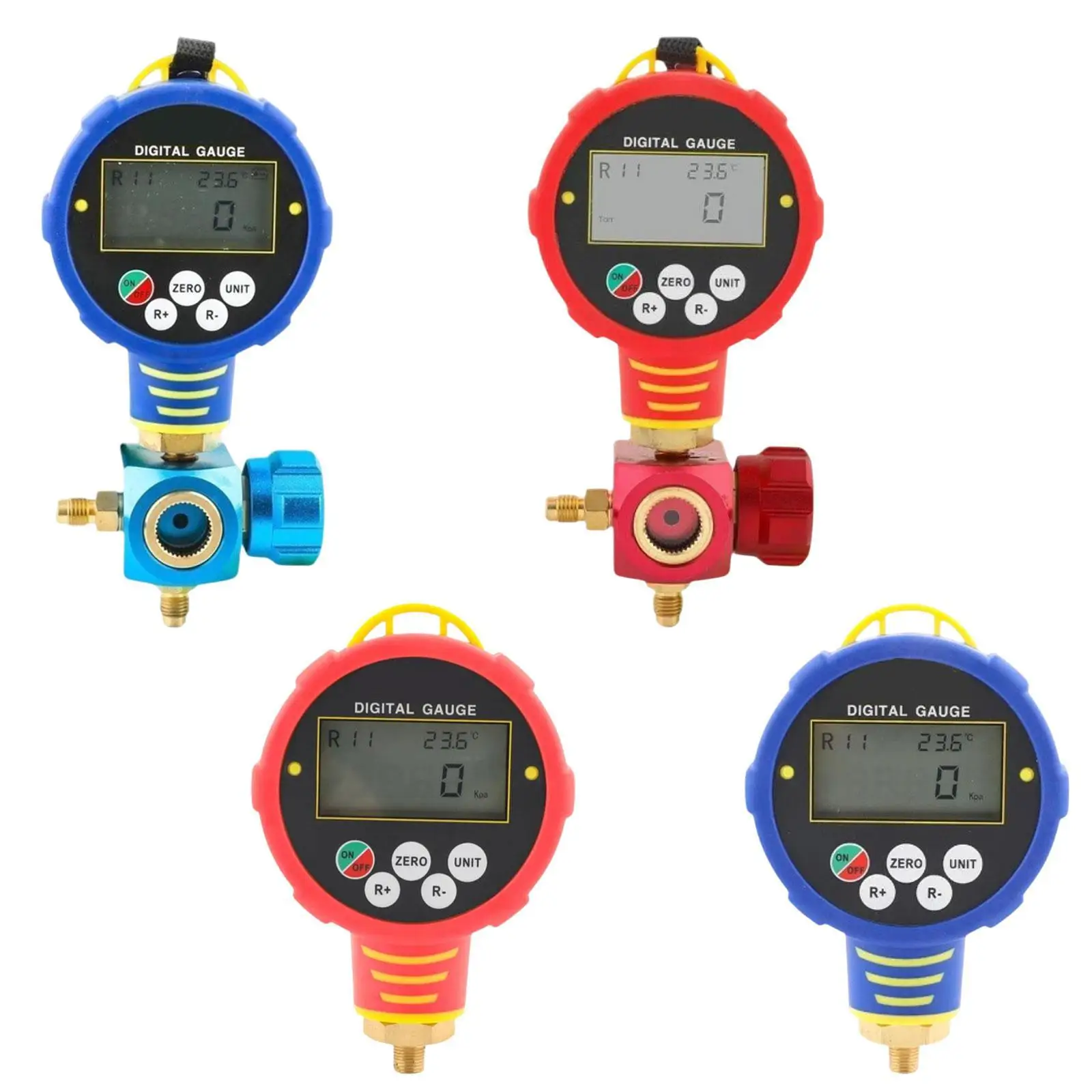 

Digital Refrigerant Gauge Accurate Measurement Versatile Electronic HVAC Gauge Easy to Handle Air Conditioning Refrigerant Tool