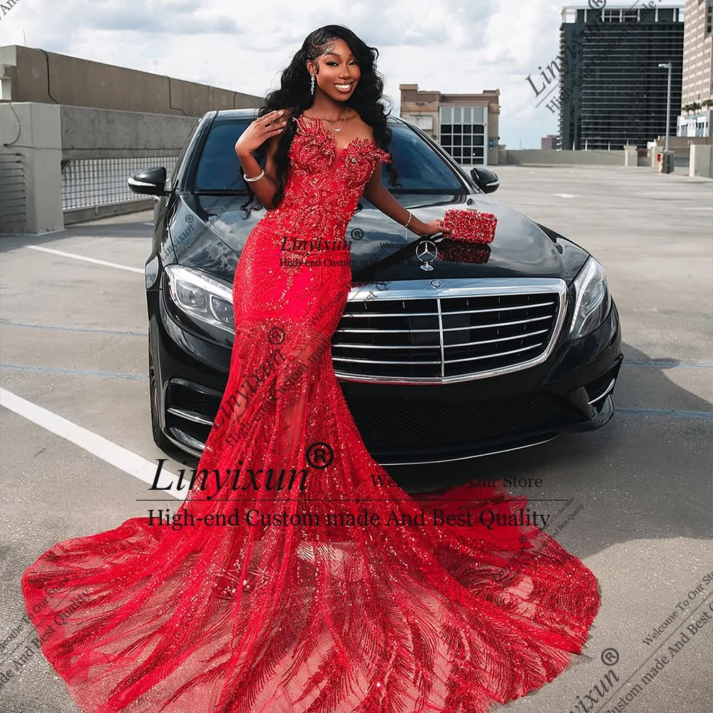 بريق الترتر فساتين لحضور الحفلات الموسيقية 2025 الديكور تول حورية البحر رداء حفلات السهرة Bodycon بلا أكمام مخصص رداء دي سواريه dubaï