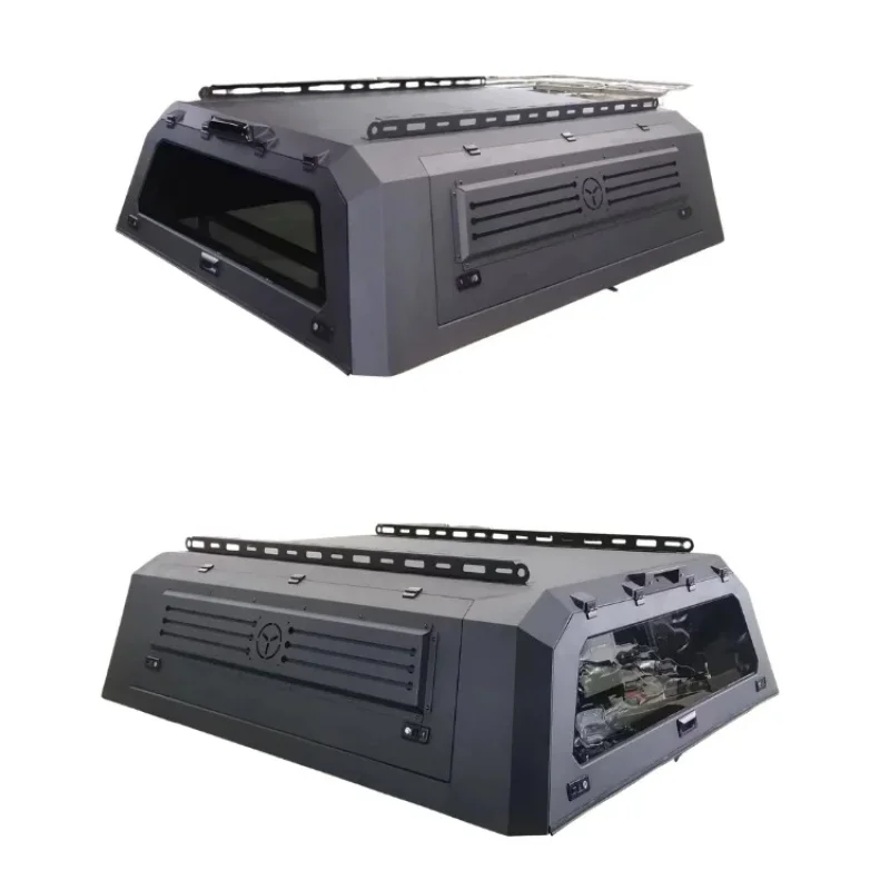 High Quality Factory Direct Sales Aluminum Alloy Split Pickup Hard Topper Truck Canopy Cover