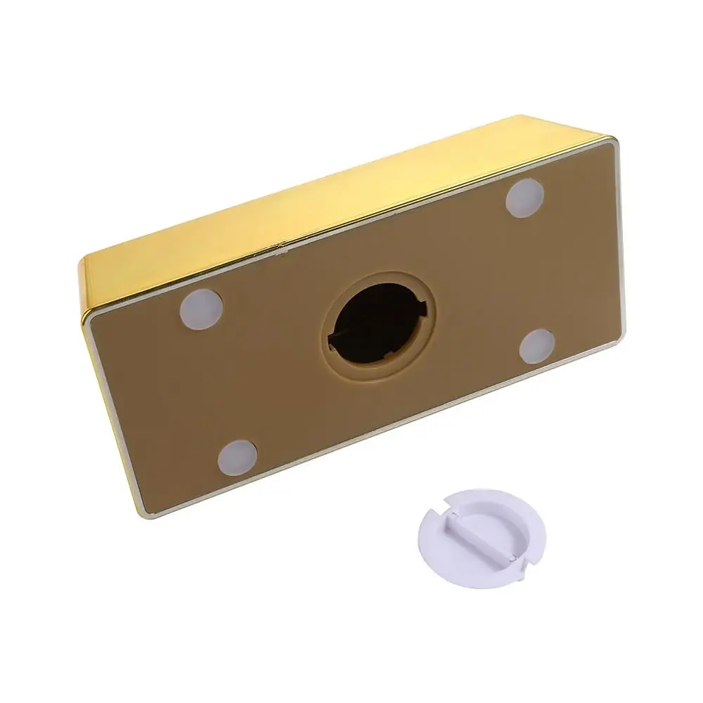 بنك عملات معدنية من السبائك الذهبية الصناعية ، بنك أصبع بلاستيكي محاكاة إبداعية ، طوب ذهبي مزخرف فريد ، 1 *