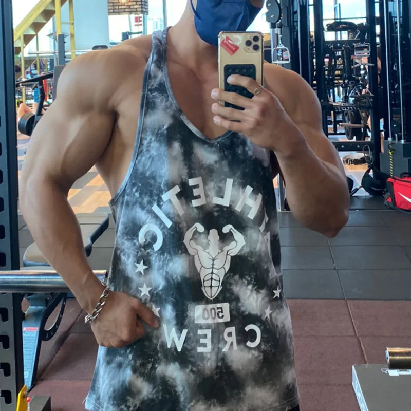 Nieuwste Heren Hardloopvest Mannen Gym Tank Top Workout T-Shirt Snel Droog Sport Tank Tops Mannen Solide Losse Tees Bodybuilding Vest Shirt