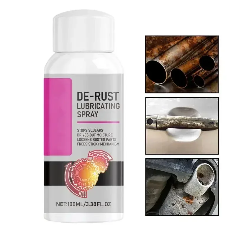 

Rust Removal Cleaner Metal Car Spray For Rust Removal Lubricant 100ml Lubricant Metal Long-Lasting Automotive Maintenance Metal