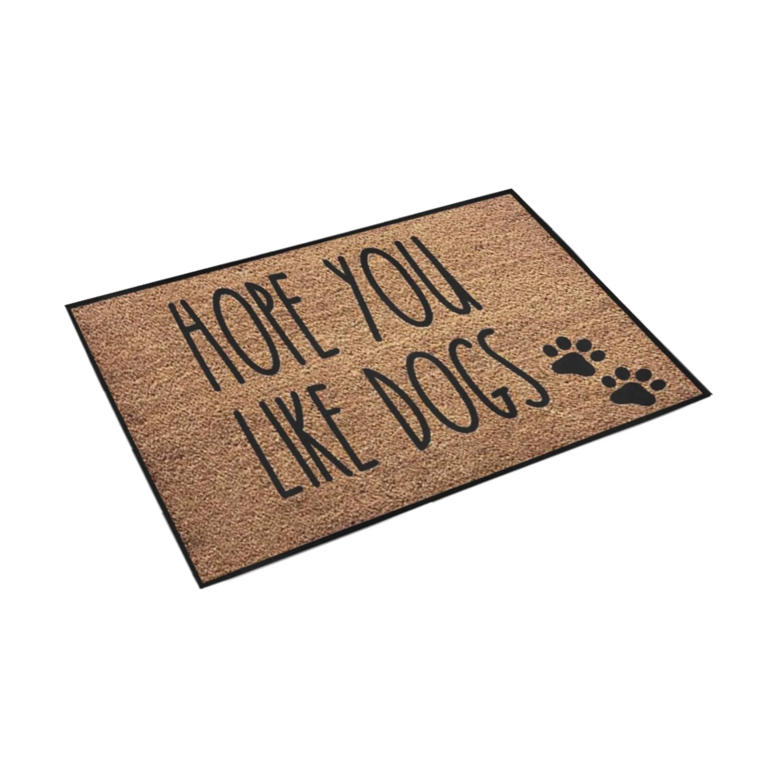 Hope you like dogs Door Mats Rubber Backing Anti-Slip 30 x 18 Inch Doormat outdoor Entryway