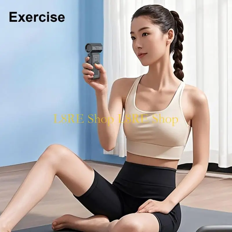 L8RE مركبة مروحة تبريد مروحة الهواء المنفاخ مريحة صغيرة محمولة مروحة 4000MAH مكتب مروحة صغيرة الجدول مروحة مناسبة للتخييم