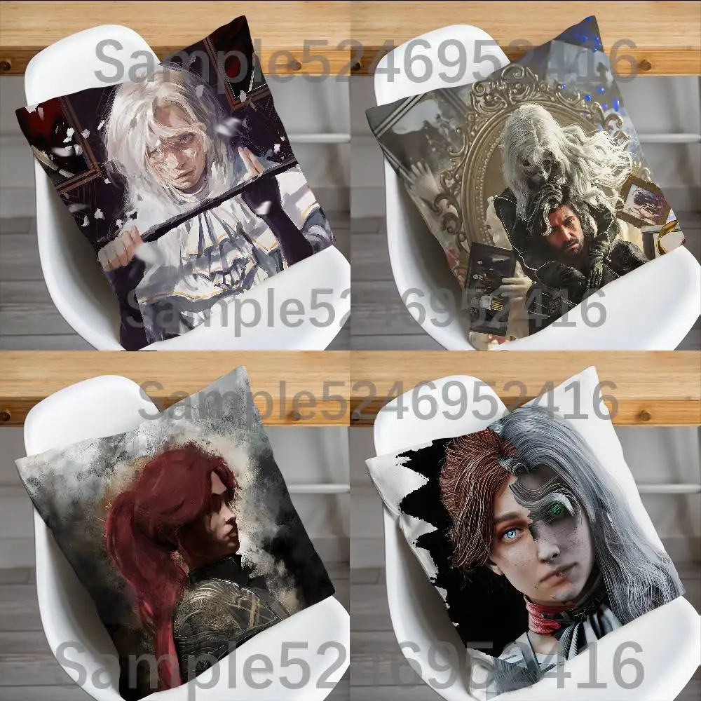 C-Clair Obscur Expedition 33 Pillow Case Short Plush Sofa Decorative Gift Home Double-sided Printing Cushio
