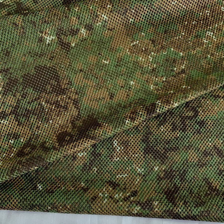 Pencott Greenzone Camouflage Mesh Fabric 230GSM 130GSM Polyester Cloth Ghillie Suit Helmets Cover Sunshade Mask Scarf DIY