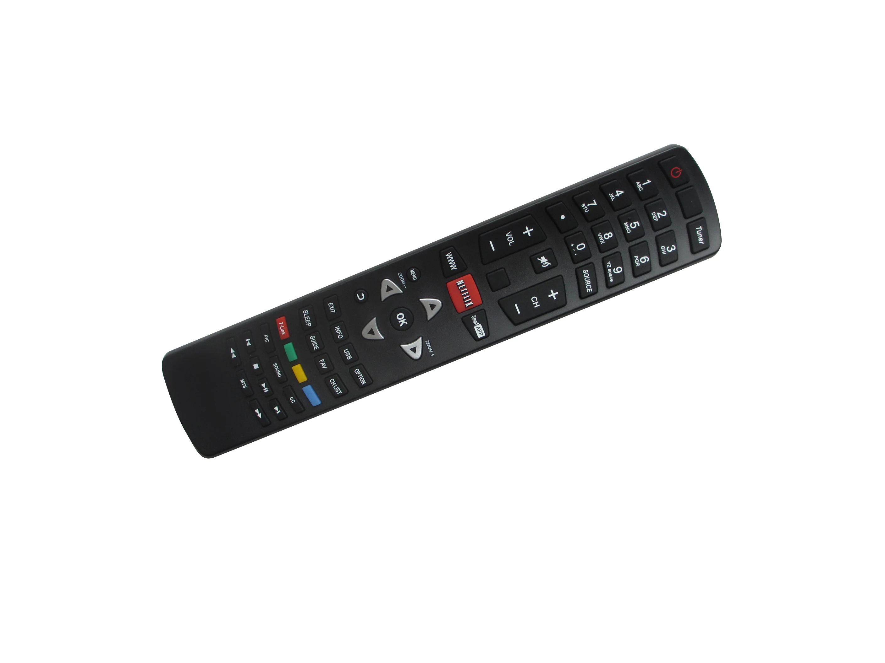 Remote Control For 06T-532W54-TY03X DH1708239564 & Continental Edison 06-532W54-EDS1XS DH1906241878 & RCA Smart LCD LED HDTV TV