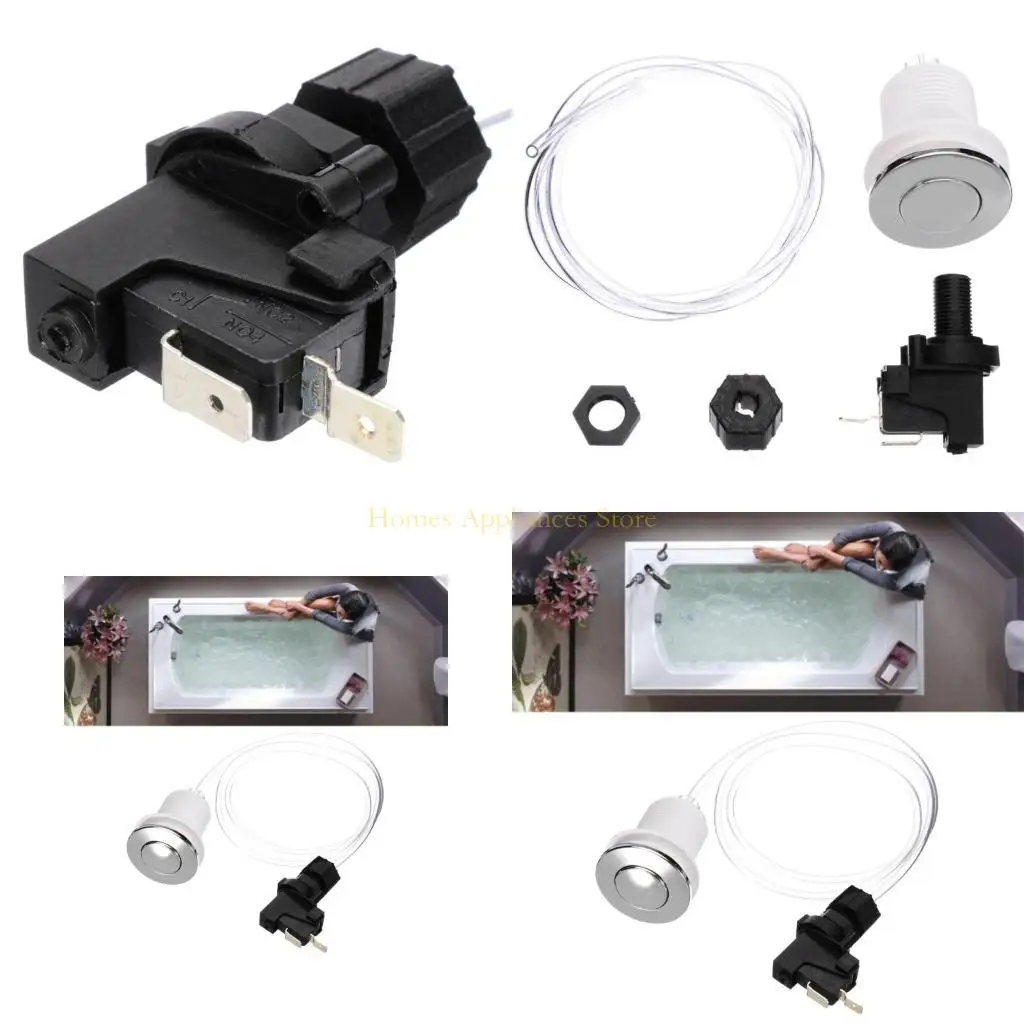

D0AB Professional Garbage Disposal Turn On/Off Air Switch for Garbage Disposal