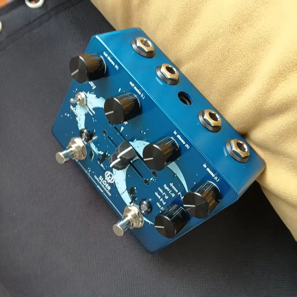 XIAO Guitar Pedal 1:1 Sloer Stereo Ambient Reverb Slö Audio Walrus