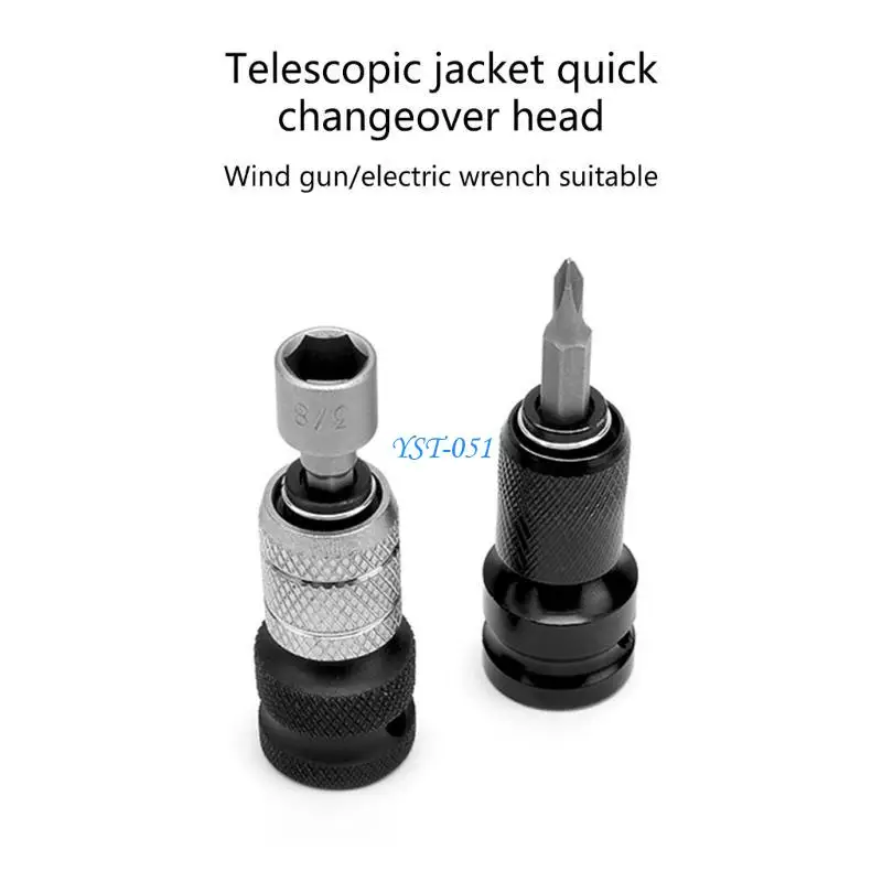 

E15A Shank Socket Adapter Practical Socket Driver Quick Release Chuck Converters