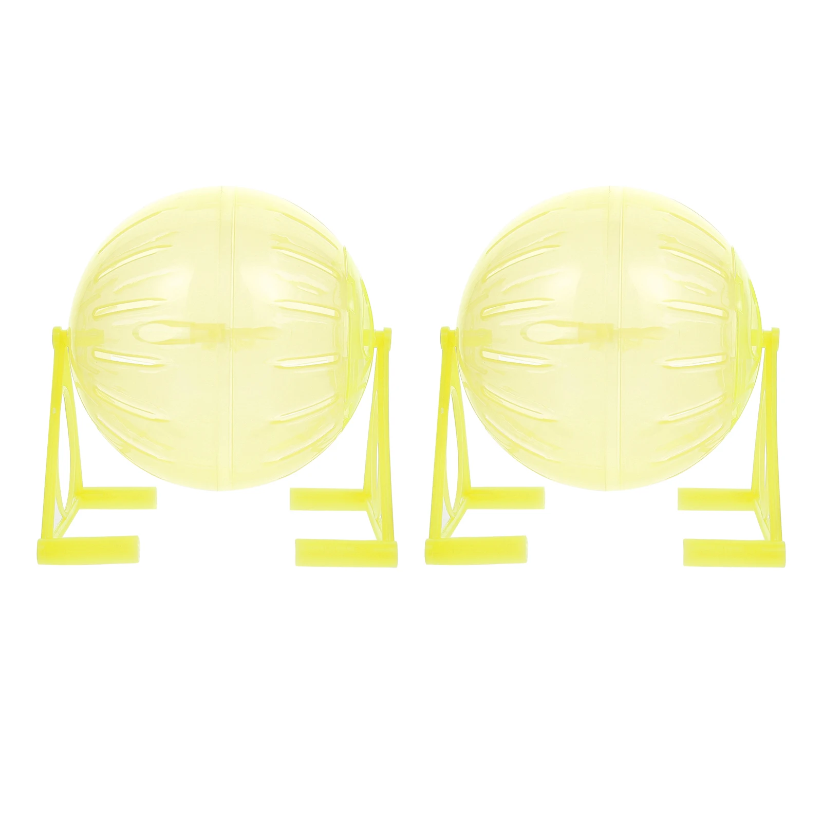 

2 Pcs Pet Running Ball Workout Wheels Hamster Exercise Toys Durable High Quality Small Animal Supplies Fun Interactive