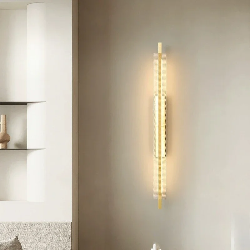 Lámpara de pared sala de estar fondo pared diseñador pasillo lámpara decorativa comedor dormitorio lámpara de noche