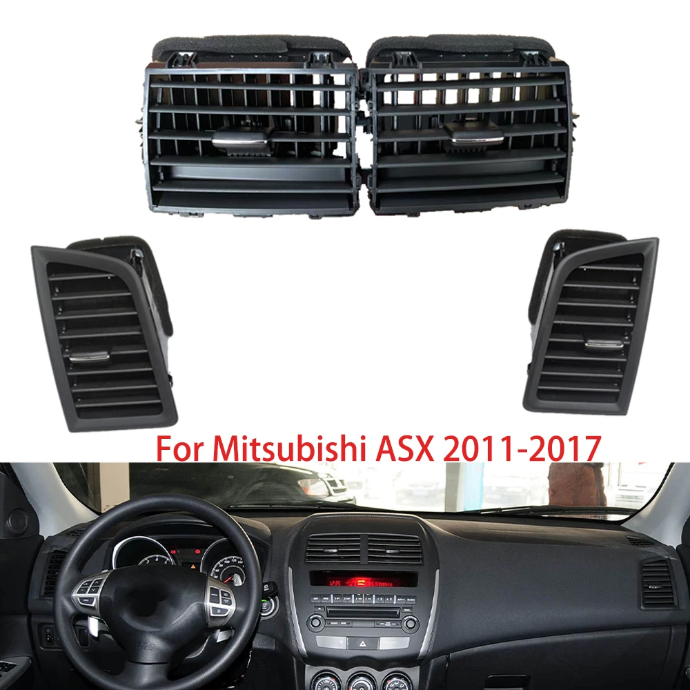 Yaocaiss-2 for Mitsubishi ASX 2011–2017 Dashboard Air Conditioning Vent Central Heating and Cooling Grille Vent Original Factory