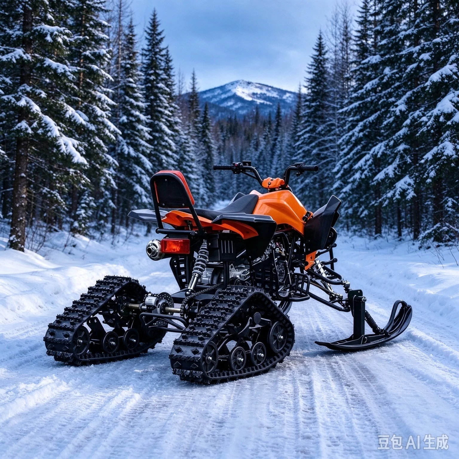 Snowmobile All-Terrain Sled Board Off-Road Beach Vehicle Snow Park Amusement Equipment Factory Direct Sale