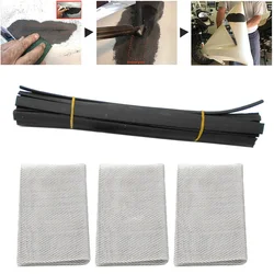 13pcs Plastic Welding Rods And Repair Mesh Set For PP Bumper Kayak And Toy Repairs For TPO/TEO/PP Repair Welding Accessories