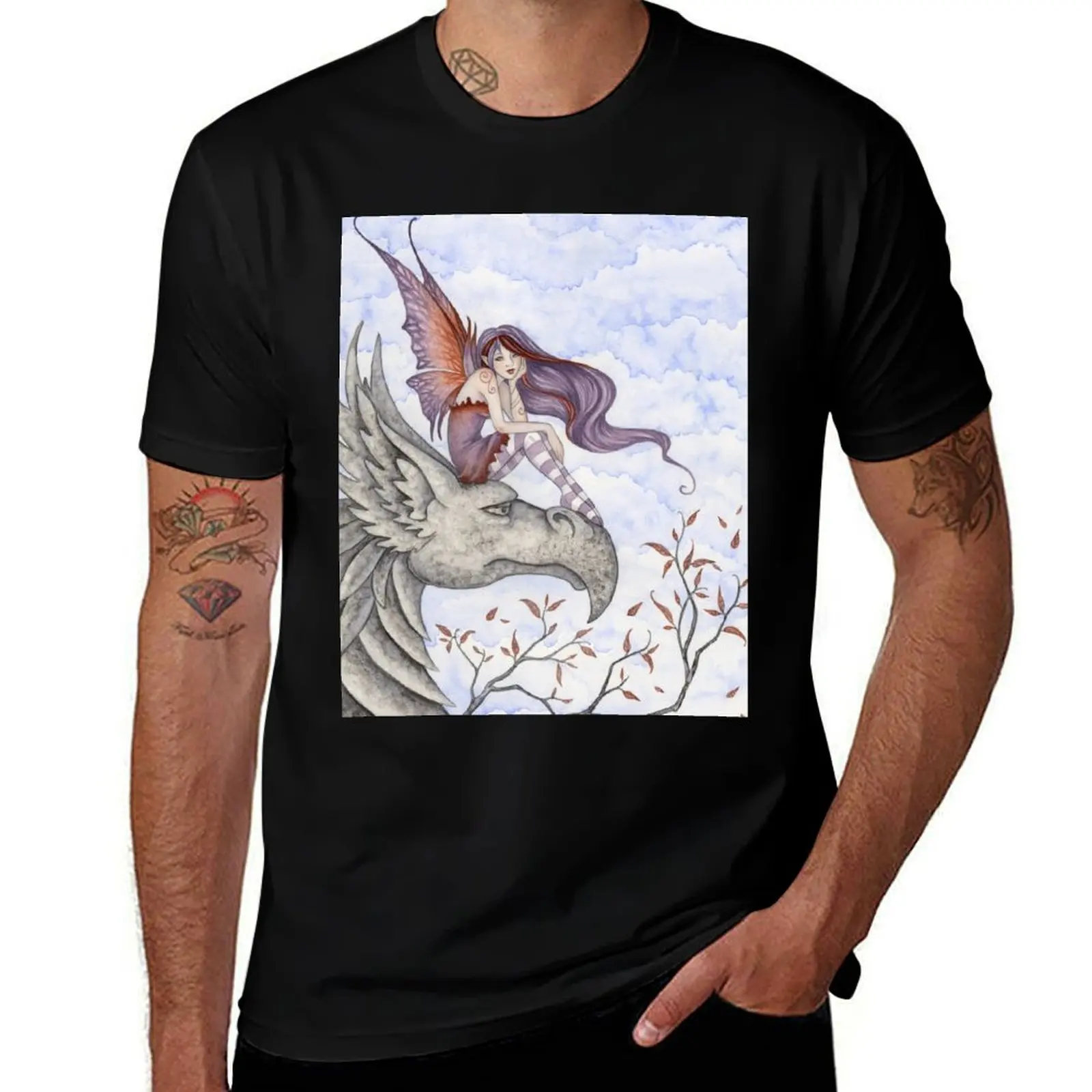 

Gryphons Perch T-Shirt affliction shirts Funny t-shirts plus size tops Men's t-shirt