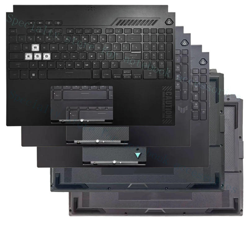 A+ For ASUS TUF Gaming A15 F15 FX507 FA507(2023) Palmrest With Keyboard/Bottom Case