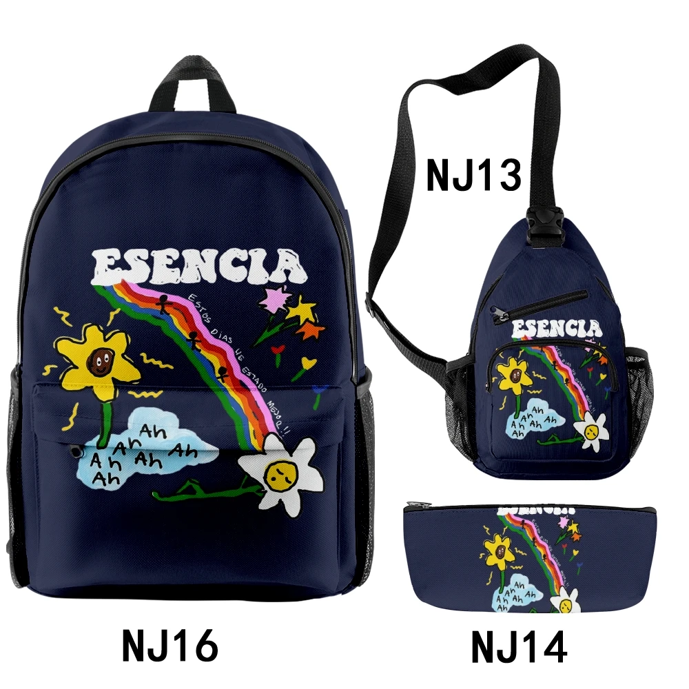 Humbe Esencia Rucksack dreiteiliges Set Unisex Schultern Tasche Mode Streetwear Reisetaschen