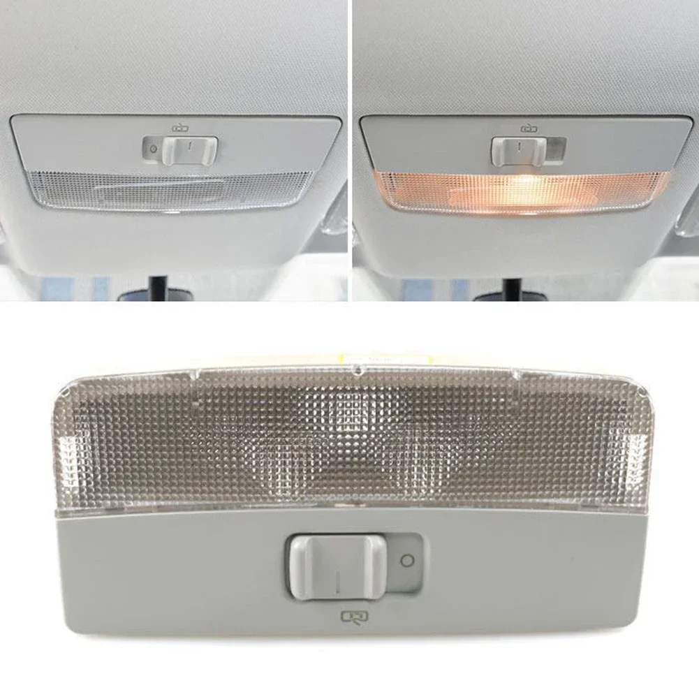 High Reliability Car Roof Dome Reading Lamp Interior Light for Golf For Skoda 1TD947105 Gray Perfect Match Easy to Install