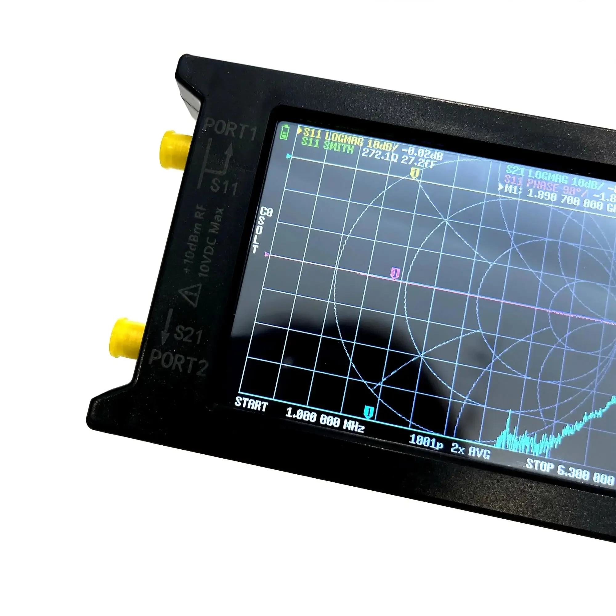 HLNT Litevna 64 Ver 0.3.1 50 kHz-6.3 ghz Tinyvna Nanovna Display Vector Netwerk Spectrum Analyzer Hf Vhf Uhf Antenne Gegevensopslag