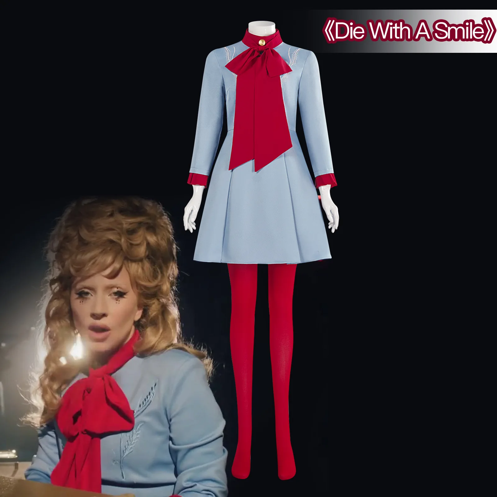 

Die With A Smile Lady Gaga Single Stage Performance Costume Cosplay Outfit