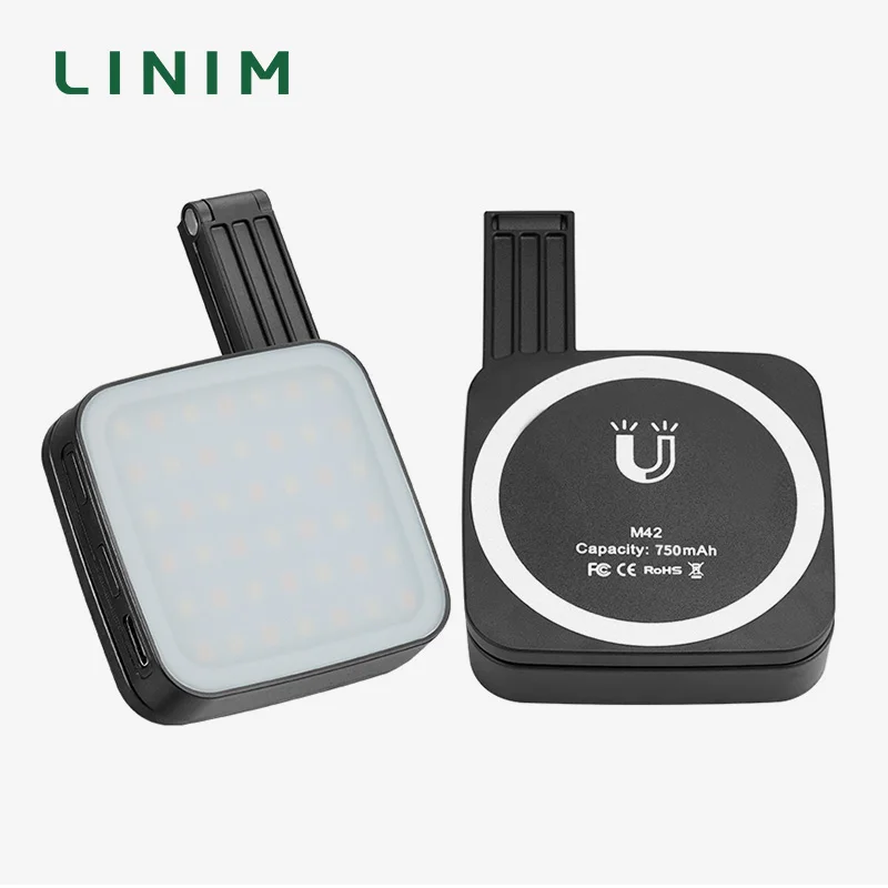 M42 Magnetic Cell Phone Photography Fill Light Live Video Recording Mini Ultra-thin LED Selfie Beauty Pocket Light