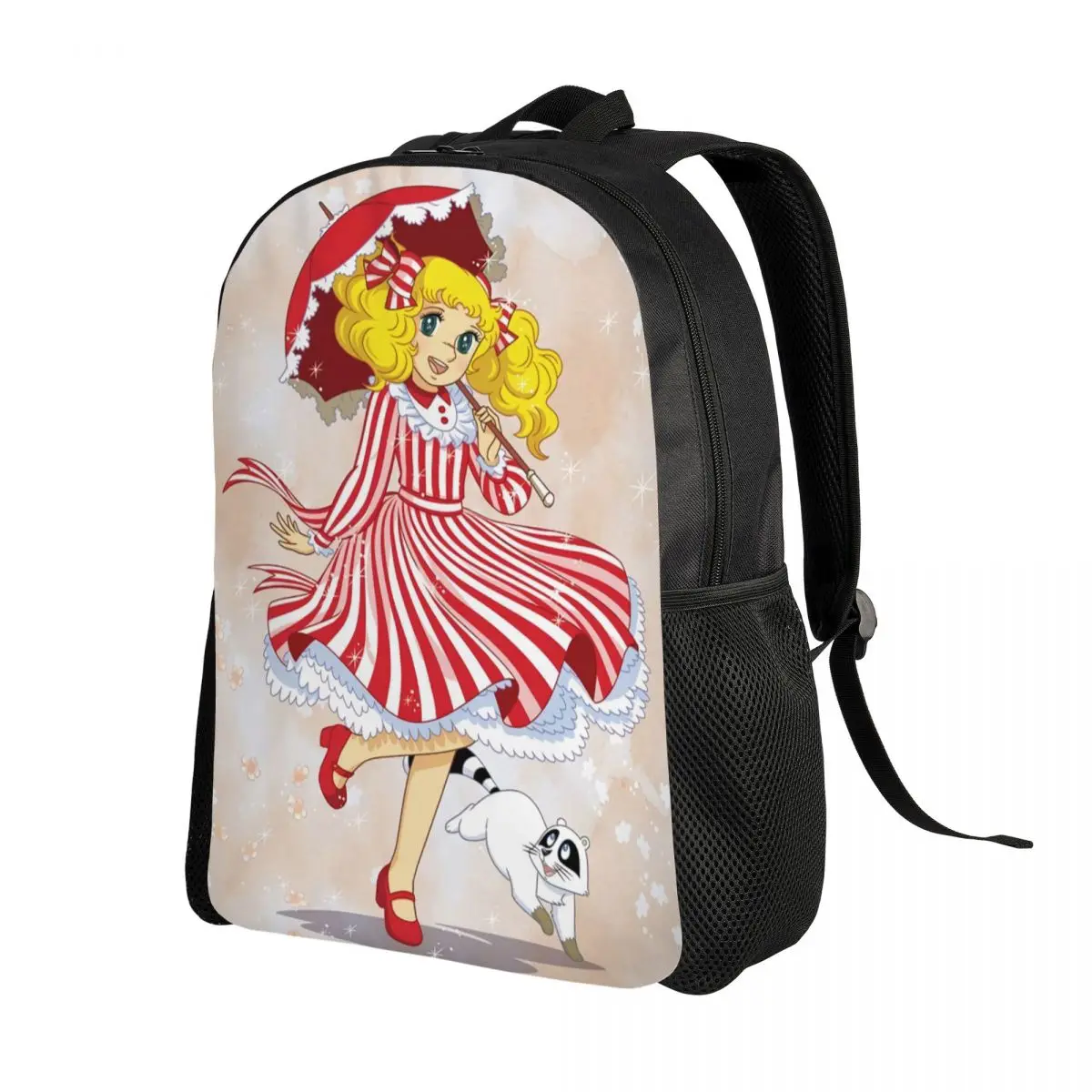 Candy Candy Laptop Rugzak Vrouwen Mannen Basis Boekentas Voor School Studenten Japan Anime Manga Tas