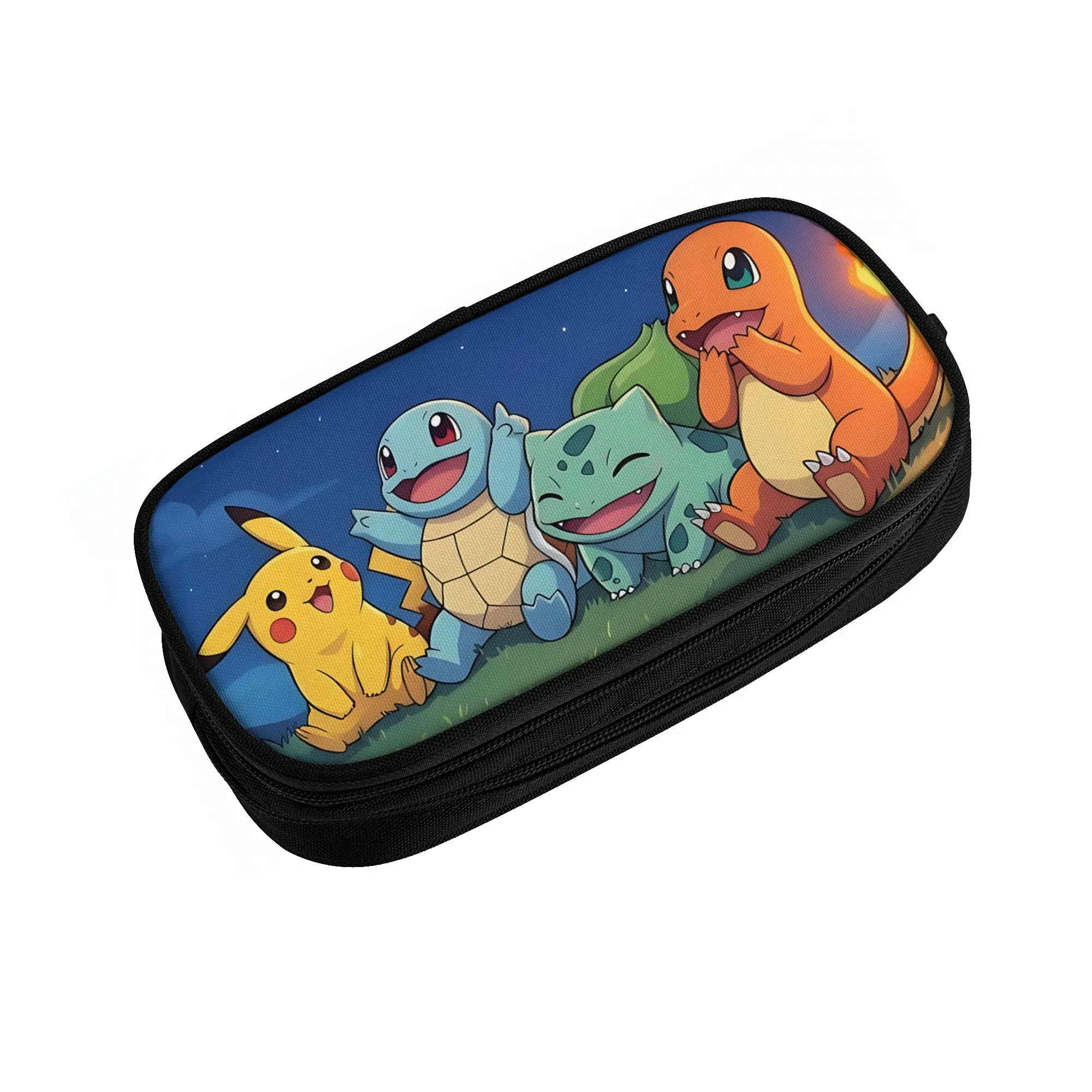 1 Piece Star Pencil Case for Students Gifts Pen Box Pencil Bag Pokemon Stationery Supplies Pen Holder Bag