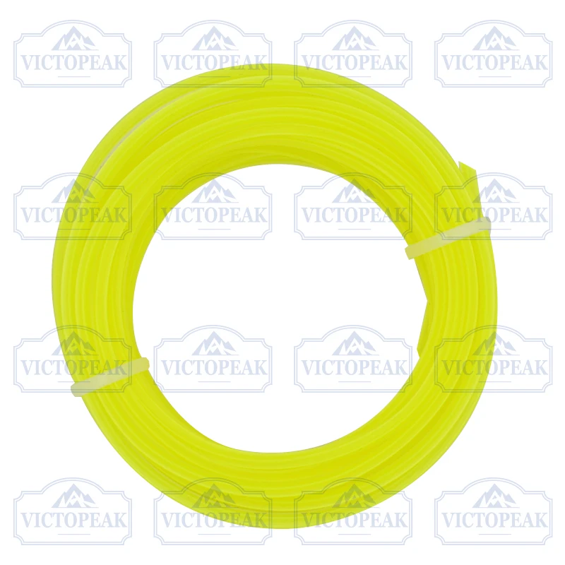 2 Stück Gartenwerkzeug-Zubehör Grasschneider-Teile Pentagon Gelb 5m 3,0mm Trimmer Gezahnte Schnur Unkraut-Ersatzteile – Detail 6